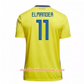 Maillot/Tenue Suède Elmander 11 Domicile Coupe du monde 2018